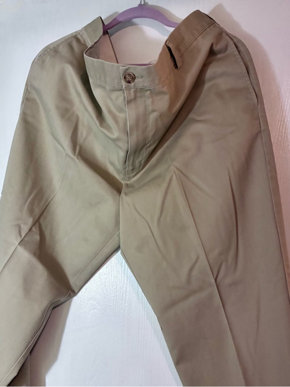 L.L. Bean Men's Chino Pants - Light Tan